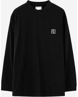 WOOYOUNGMI Baumwollpullover - Schwarz