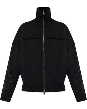 Zadig & Voltaire Milly Sweater Met Studs En Rits - Blauw