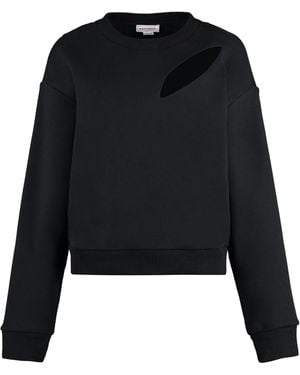 McQueen Sudadera de algodón de - Negro