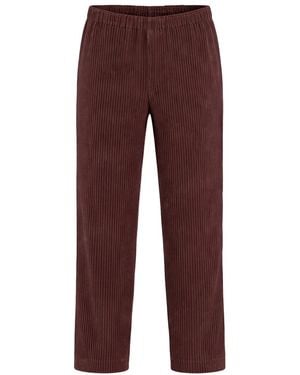 Homme Plissé Issey Miyake Pantalone Plissettato - Red