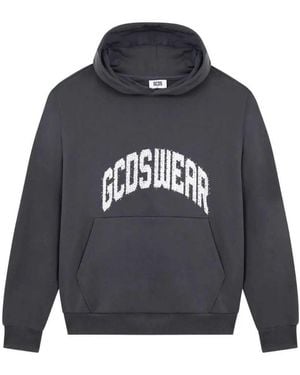 Gcds Strass-Sweatshirt - Blau