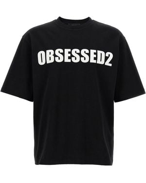 DSquared² Gedrucktes T -Shirt - Schwarz
