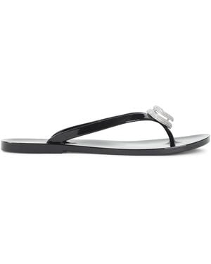 Mach & Mach Double Heart Sandals - Brown