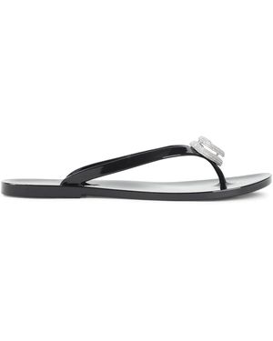 Mach & Mach Double Heart Sandalen - Braun