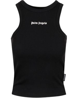 Palm Angels T Shirts And Polos - Black