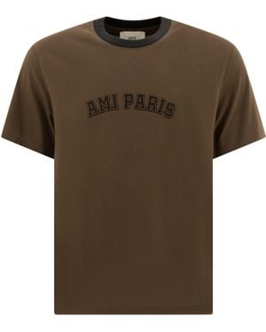 Ami Paris "" T -shirt - Groen