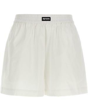ROTATE BIRGER CHRISTENSEN Roteer Birger Christensen 'elastische' Shorts - Wit