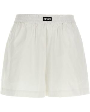 ROTATE BIRGER CHRISTENSEN 'Elasticated' Shorts - White