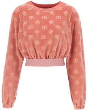 Dolce & Gabbana Logo Sweatshirt - Roze