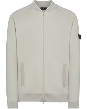Peuterey Felpa con Zip ecrù - Grau
