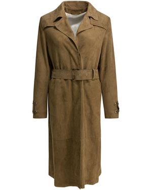Golden Goose Peggy Jackets And Coats Brown - Green
