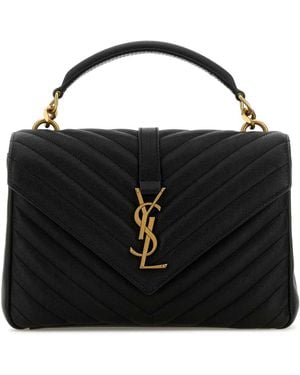 Saint Laurent Medium College Handbag - Black