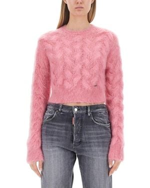 DSquared² Cropped Shirt - Red