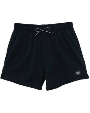 Emporio Armani Logo Swimsuit - Black