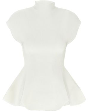 KHAITE 'andra' Top - Wit