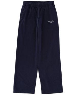 SPORTY&RICH Trousers "Syracuse" - Blue