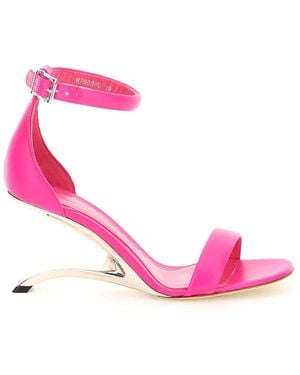 McQueen Sandali in pelle - Rosa