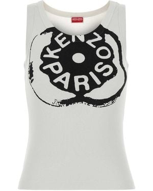 KENZO Stretch Tank Top - Grey
