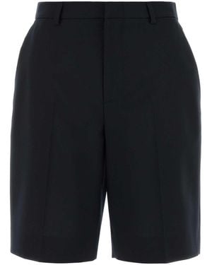 Gucci Dark Wool Shorts - Black