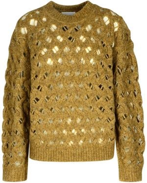 Isabel Marant 'Aurelia' Acrilic Blend Sweater - Giallo