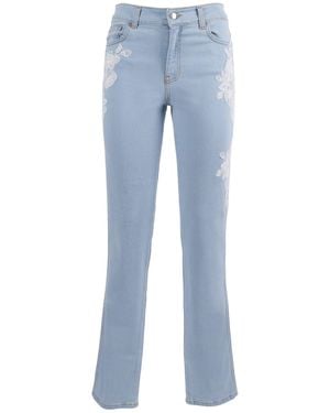 Ermanno Scervino Jeans Con Applicazione - Blue