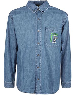 Iuter Camisa de mezclilla looney tunes - Azul