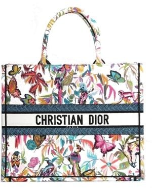 Dior Large Book Tote Tote Bag - Blue