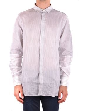 Neil Barrett Striped Long Sleeve Shirt - Pink