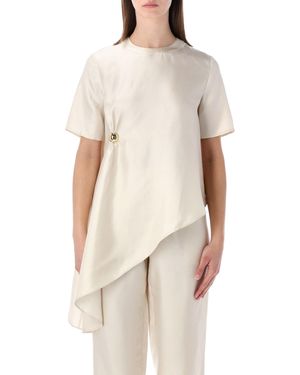 Loulou Top Weiß - Natur