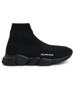 Balenciaga Speed Lt Knit Trainers - Black