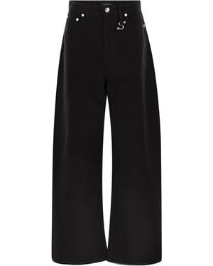 Sportmax Siamese Low Waisted Oversize Pants - Black