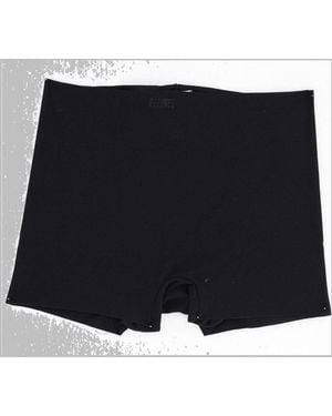 MM6 by Maison Margiela Mini High-Waisted Shorts - Blue