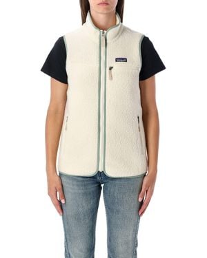 Patagonia Retro Pile 100% Recycled Fleece Vest - Blue