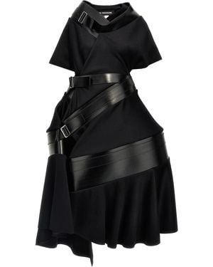 Junya Watanabe Asymmetrischer Mantel - Schwarz