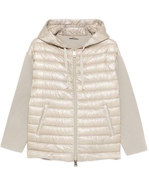 Herno Hooded quilted jacket - Natur