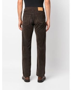 President's Cordhose Mit Geradem Bein - Schwarz
