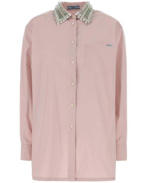 Prada Poplin Shirt - Pink