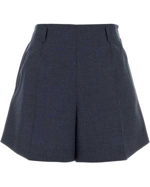 Givenchy Wool Shorts - Blue
