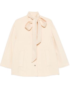 Zimmermann Valiant Wool Blend Coat - Natural
