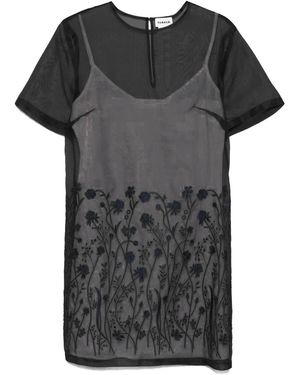 P.A.R.O.S.H. Sorgente Midikleid - Schwarz