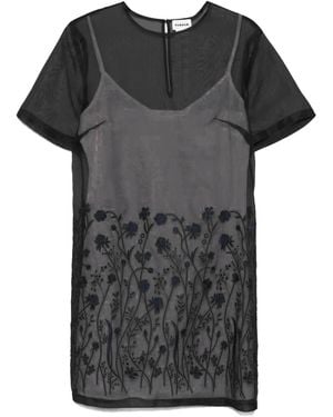 P.A.R.O.S.H. P.A.R.O..H. Sorgente Midi Dress - Black