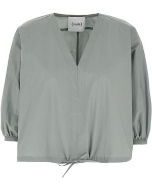 Nude Blouse 3/4 Shirt And Blouse - Gray