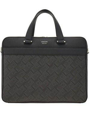 Ferragamo Handtas Met -monogram - Zwart