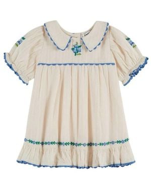 Emile Et Ida Vestito "Floreal" - White
