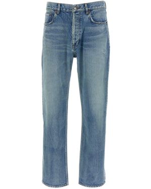 Saint Laurent Loose Jeans Celeste - Blu