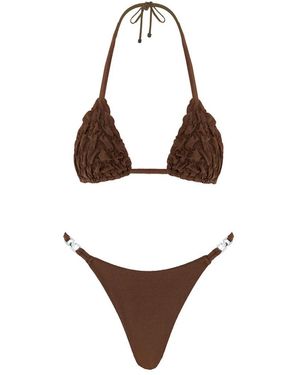 Selia Richwood "lia" Bikini Swimsuit - Brown