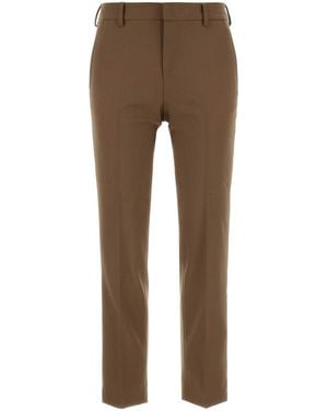 PT Torino Biscuit Stretch Wool Pant - Brown