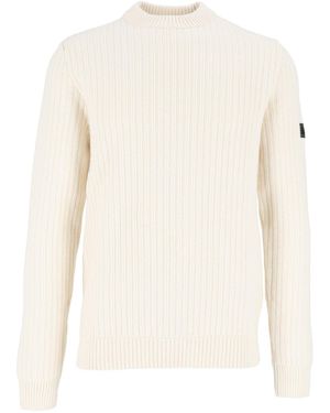 Barbour Oxham Crew Jumper - White