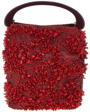 Dries Van Noten DRIESE VAN NETEN 'W.L.'Handtasche - Rot