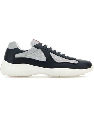 Prada America's Cup Sneakers - Blauw
